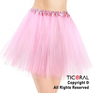 POLLERA TUTU ROSA x 1